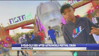 9-year-old dies after Astroworld festival crush