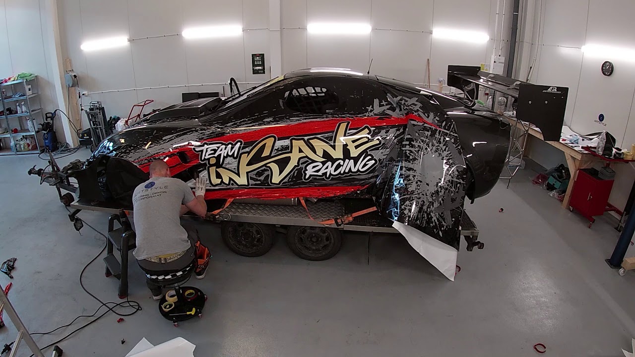 ArtStyle Timelapse - Team Insane Racing Corvette Wrap - YouTube