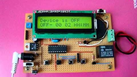 Programmable digital timer using PIC Micro