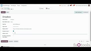 Odoo Dropbox Configuration and Log In v18 by faOtools