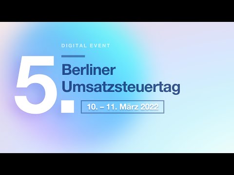 5. Berliner Umsatzsteuertag – Vorabenddiskussion