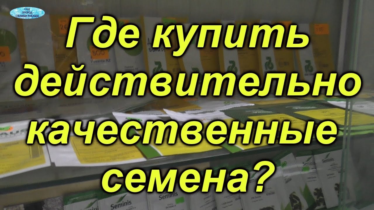 Где можно купить профсемена цветов и овощей поштучно?