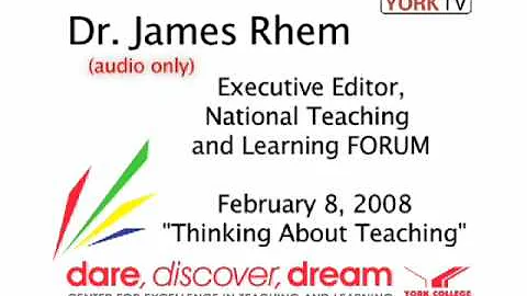 Dr James Rhem at York College