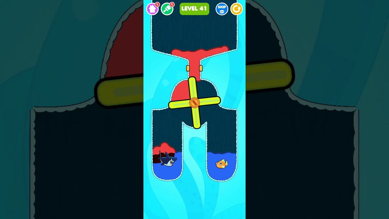 Save The Fish pin puzzle solve