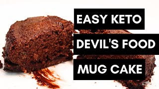 Easy Keto Devil's Food Mug Cake | Low Carb 1-Minute Mug Cake Recipe | Keto Desserts by Olivia Wyles-Easy Keto Recipes Made For Real Life 324 views 10 months ago 1 minute, 5 seconds