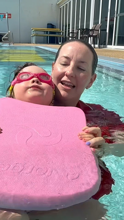 Baby Swim And Back Float #swimming #floating #swim #swimmingpool #learntoswim #swimmer #learning