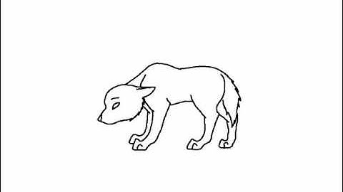 Wolf Animation on Microsoft Paint