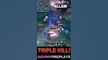 Allain 😎 Triple Kill! ⚡ Arena of Valor 🔥