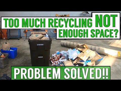 HOMEMADE COMPACTOR FOR RECYCLING AND TRASH BIN