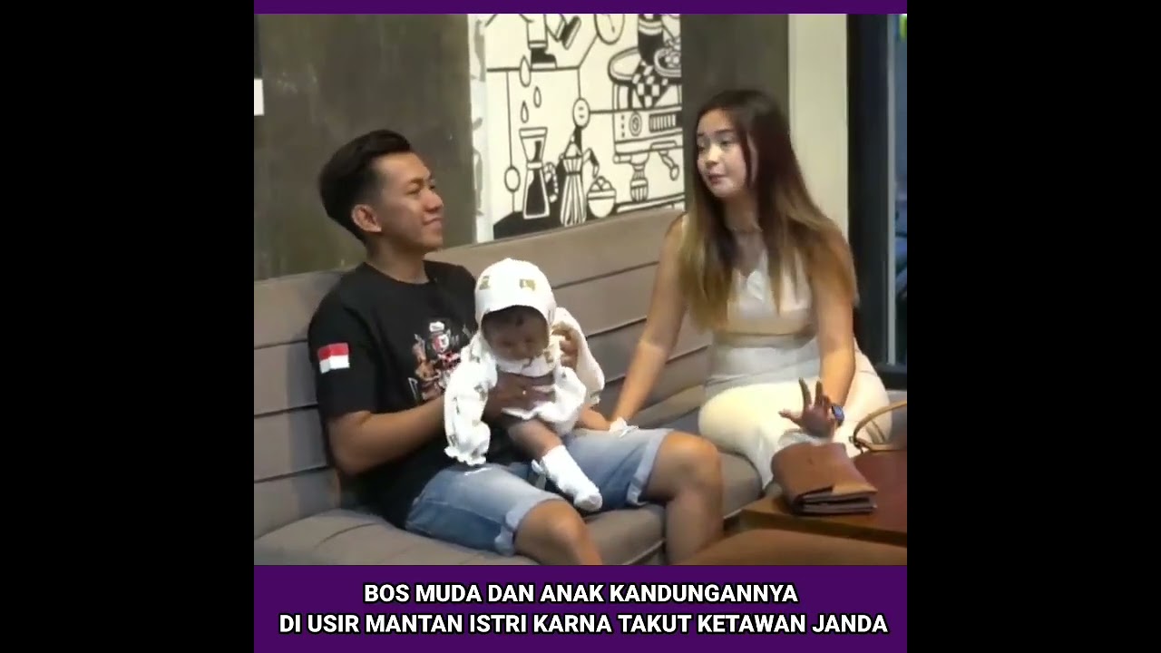 Bos muda dan anaknya di usir mantan istrinya dari kafe karena takut ketahuan kalau dia janda.