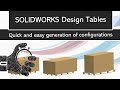 The basics of SOLIDWORKS Design Tables