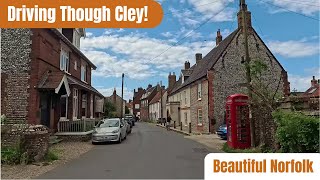 Driving through Cley!