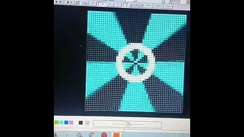 How to make pixel led effect