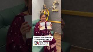 Himachal Students Get UK Study Visa 🇬🇧 | OM Visa Success Story | UK Visa King #omvisa #shorts