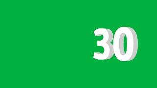 30 Second Countdown 3D  [FREE USE]