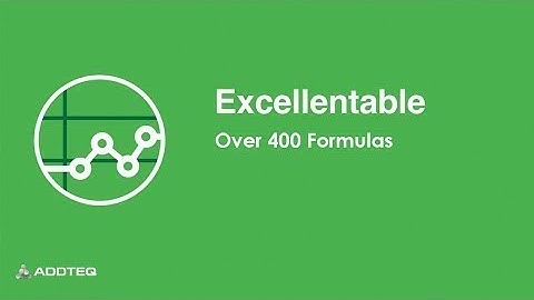 Formula in Excellentable