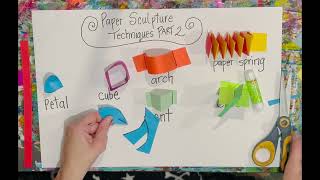 Paper sculpture techniques part 2 easy