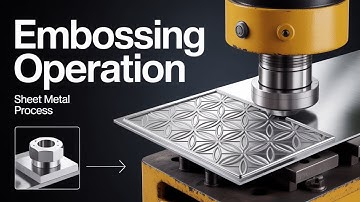 Embossing Operation in Sheet Metal | Manufacturing Process Explained