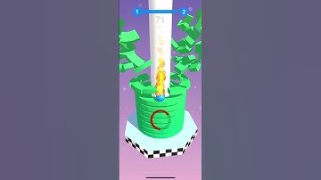 Stack ball-helix blast level 1 #stackball3d #minigames #shorts #gaming #helixjumpandroid