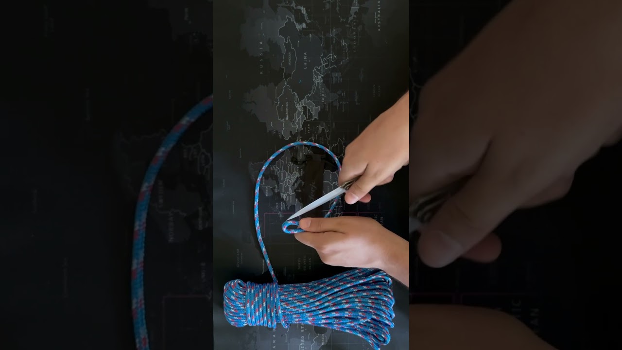 Cord Cut Test - Deejo 37G Odin Tattoo on 1/4" Diamond Braided Poly Rope