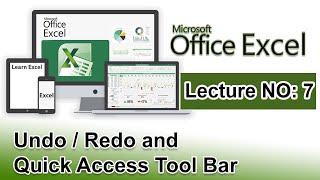 How to Use Undo & Redo Commands in Excel|How To Use Quick Access Toolbar in Excel