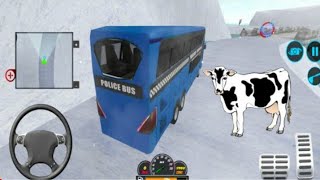 Us Police Coach Bus Driving Simulator - Uphill Offroad Bus Games - Android Gameplay #5 screenshot 4