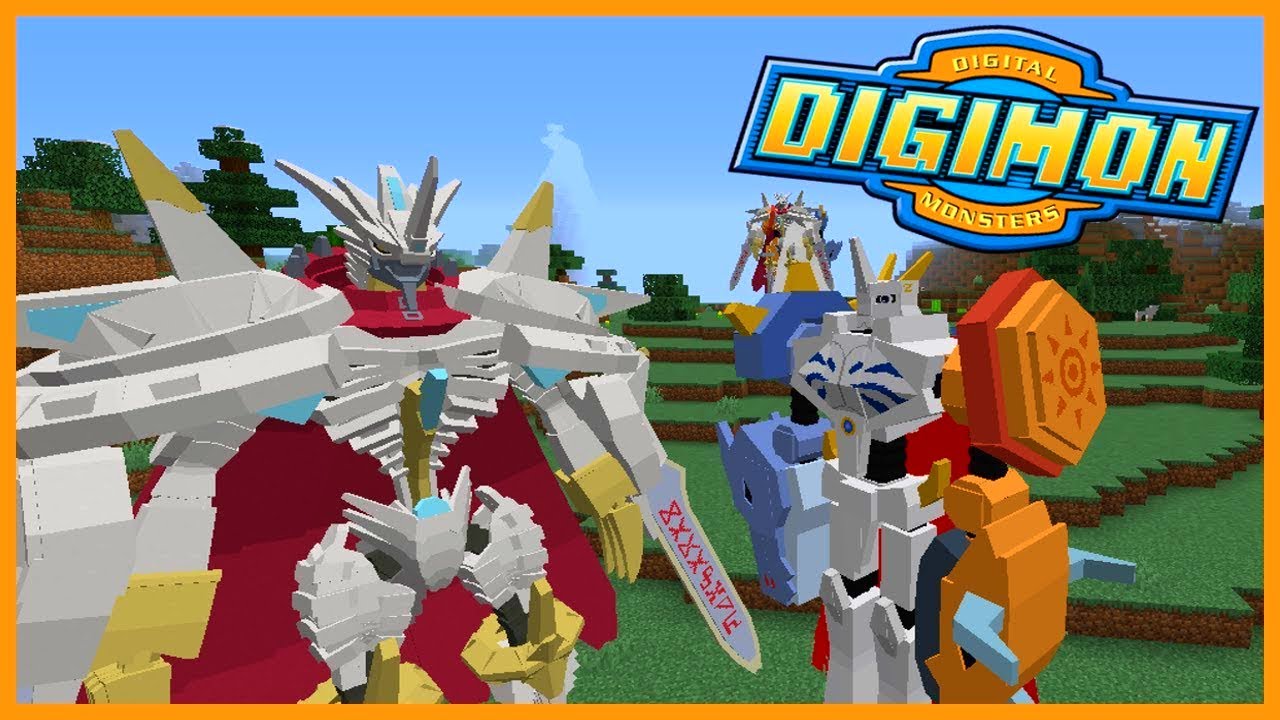 O NOVO DIGIMON e o MUNDO DIGITAL?! Mod Minecraft DigiMobs na 1.16.5 ...