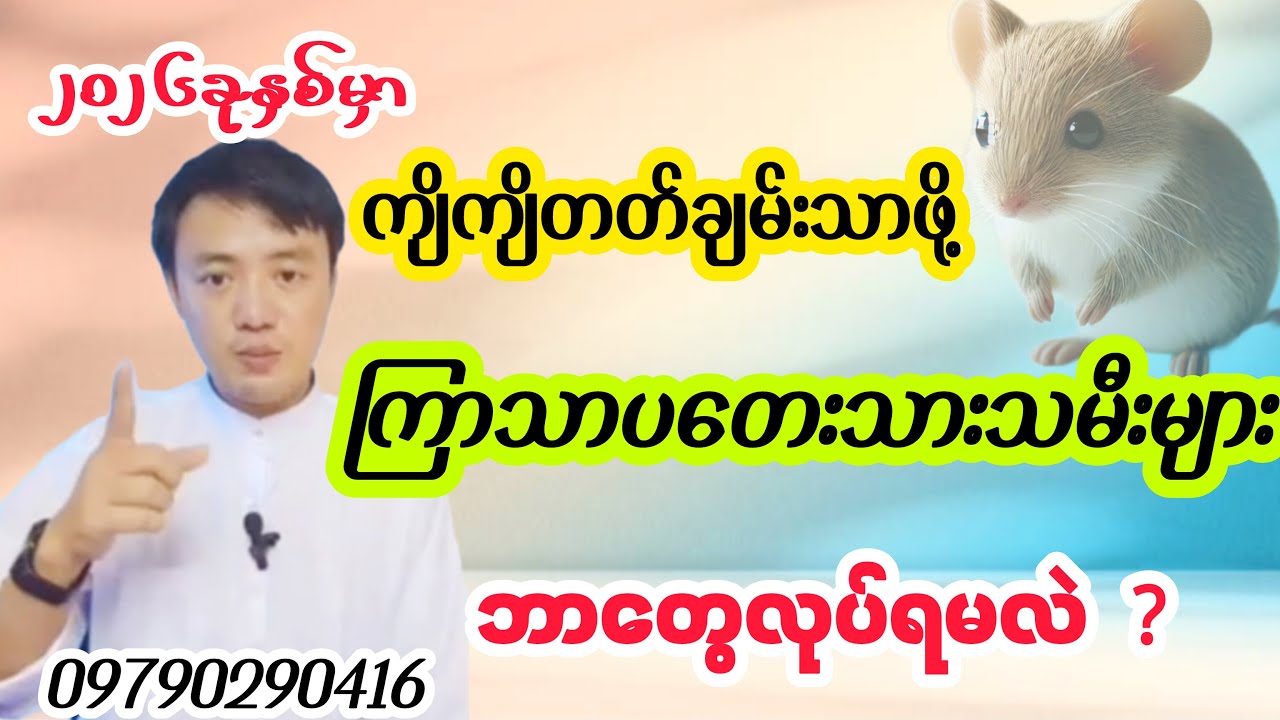 ၂၀၂၆ခုနှစ်မှာကျိကျိတတ်အောင်မြင်ကြီးပွားချမ်းသာဖို့ဘာတွေကြိုတင်ပြင်စင်ထားရမလဲကြာသပတေးသားသမီးများ
