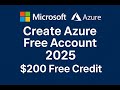 🔥 How to Create Azure Free Account | Microsoft Azure 2025 | Step-by-Step Tutorial