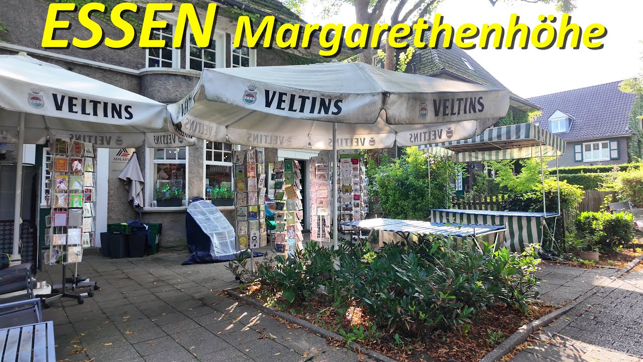 Stadt Essen walkingtour 4K | Margarethenhöhe Sommer 2025