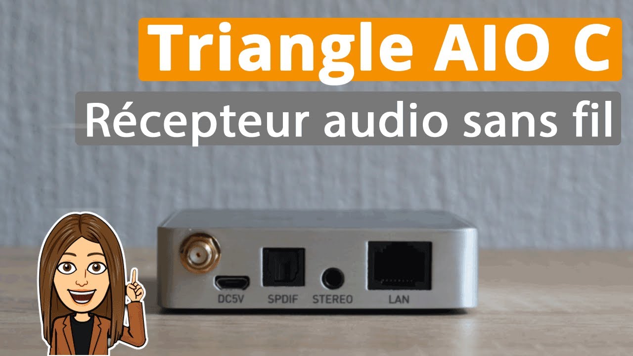 Triangle AIO C - Récepteur sans fil AirPlay WiFi - La boutique d'Eric