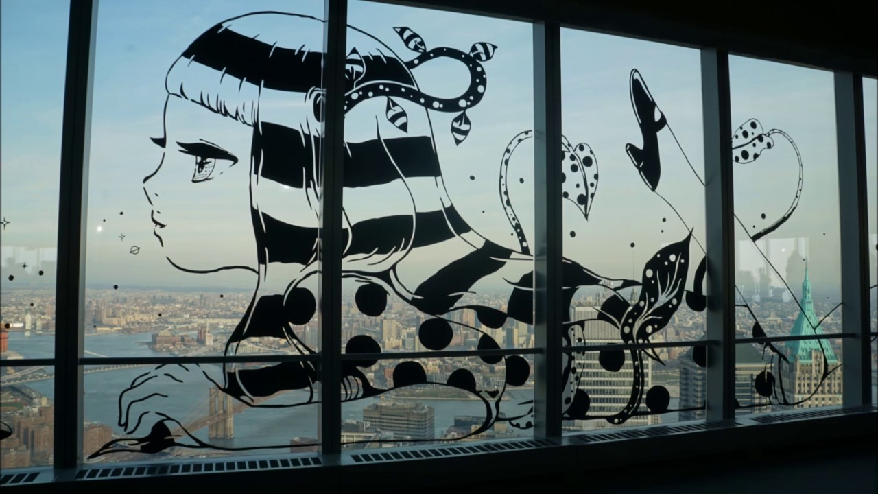 Art4WT 4 World Trade center transformed into an amazing streetart gallery.