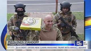 VIDEO: Report: SWAT team used pizza to end Pensacola standoff