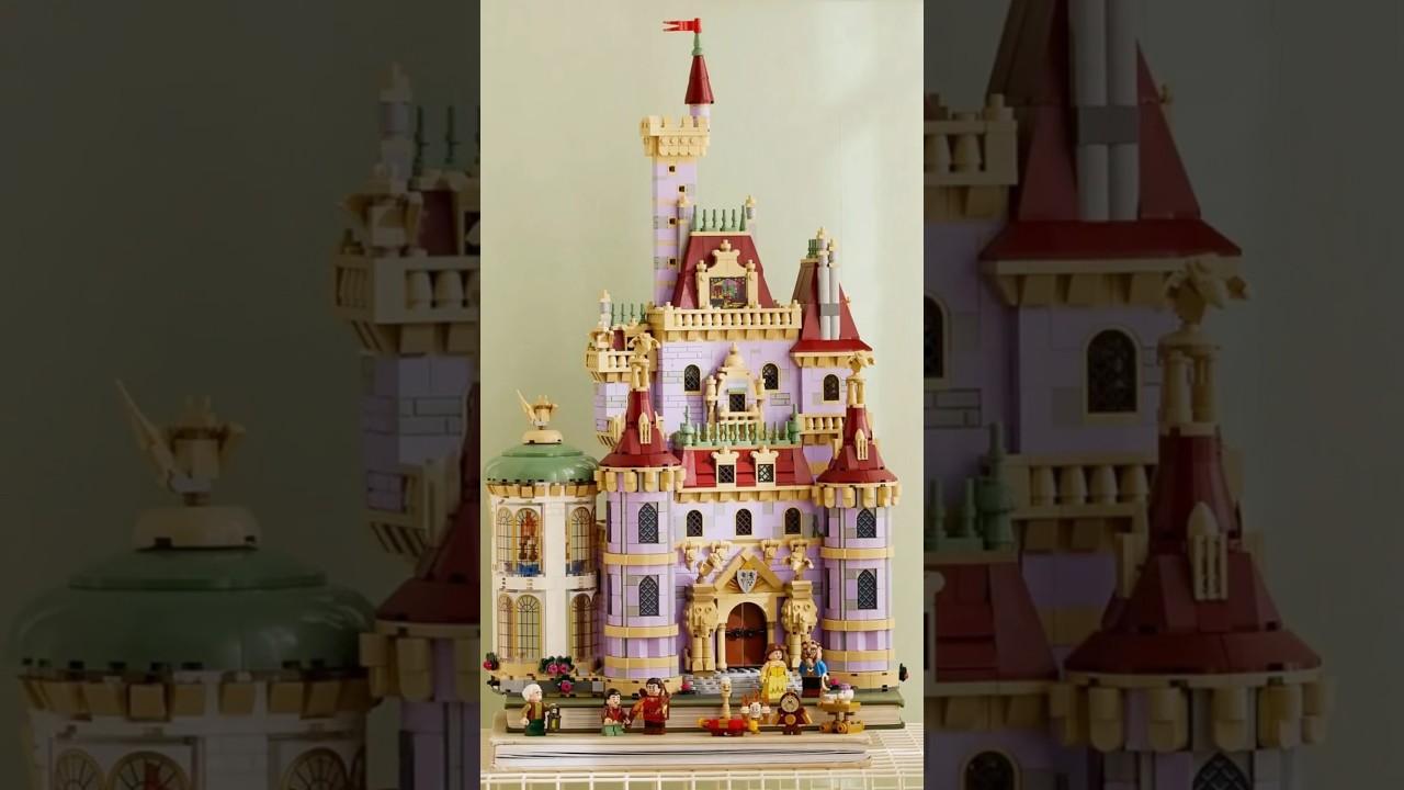 First Look at LEGO 43263 Beauty and The Beast Castle – A Tale as Old as Time Coming April 2025!