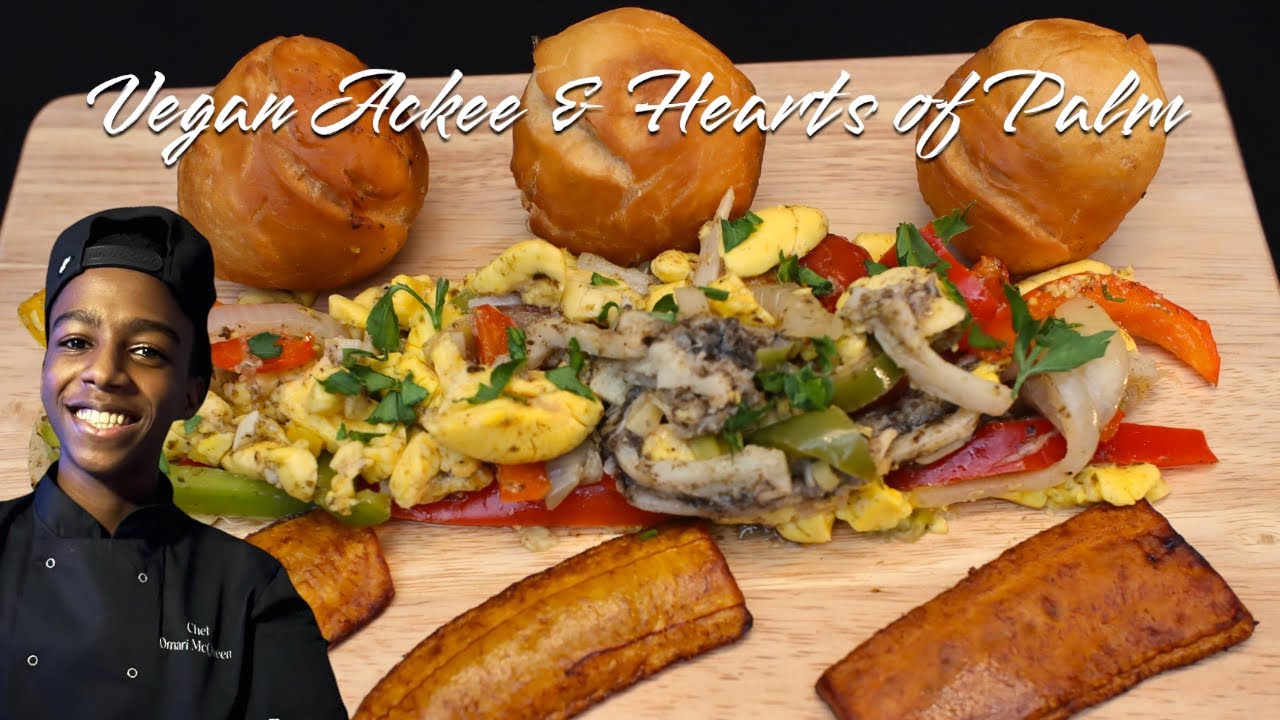 VEGAN ACKEE AND SALTFISH Remixed Jamaica national dish Easy Vegan