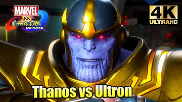 Thanos vs Ultron - Marvel vs Capcom Infinite - 4K Xbox Series X