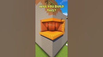 Minecraft Halloween Themed Mountain Base🎃🏠 #shorts