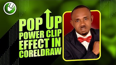 POP-UP POWER CLIP IN CORELDRAW #2023 #coreldrawtutorial #coreldraw #graphicdesign #powerclip