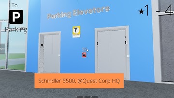 Schindler 5500 Elevators to Carpark, @Quest Corporation Headquarters