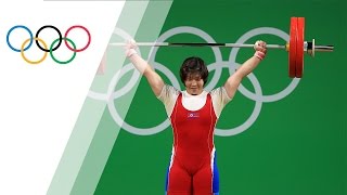 Rim takes gold in Women's 75kg Weightlifting