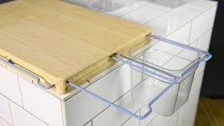 Visit us on: www.crowdfindly.com It redefines the cutting board and transforms it into a powerful tool: Through extensible brackets ...