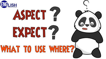 Difference between - Aspect and Expect