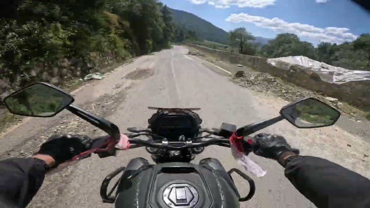 "Dominar 400 Chitlang Badafarm Ride - Epic Adventure Through Nepal's Scenic Trails!"