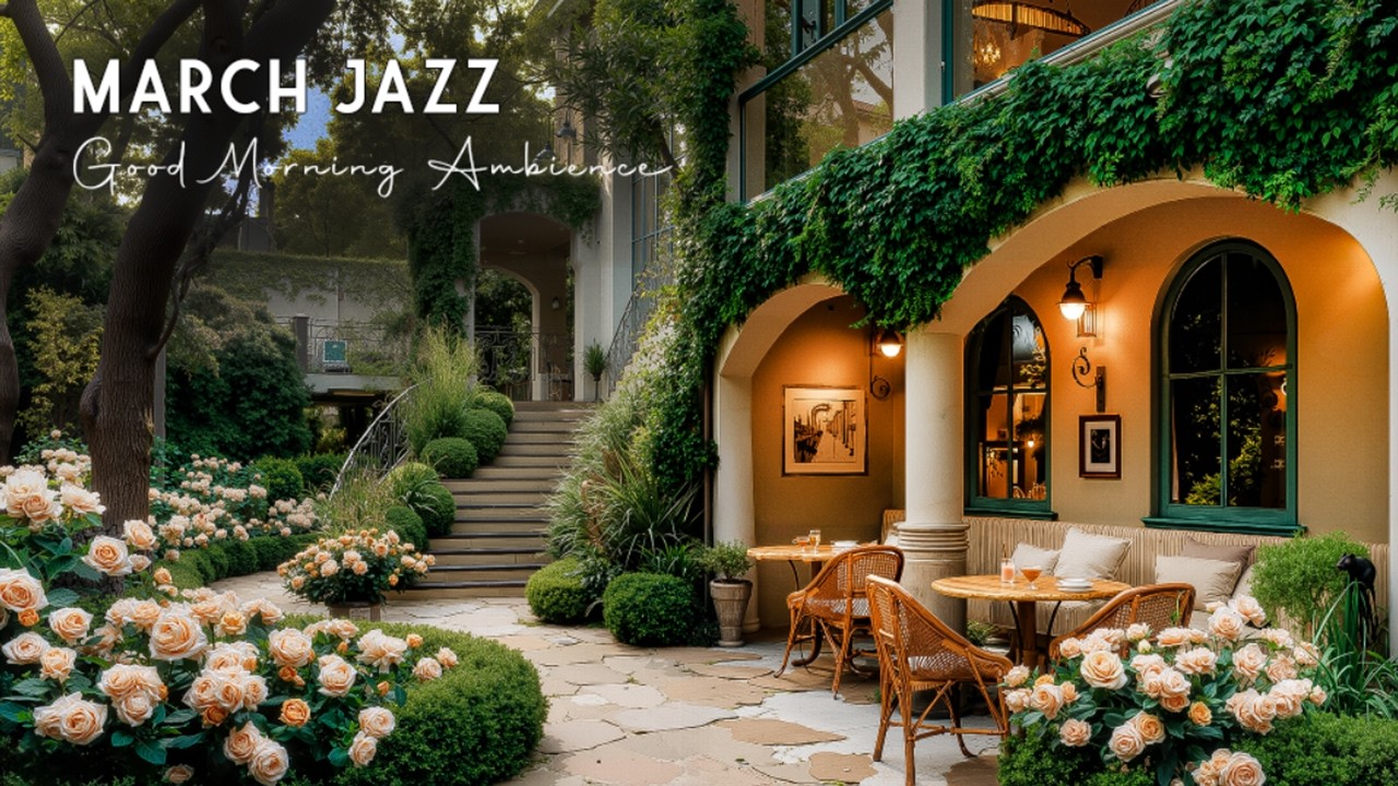 March Jazz Music in Beautiful Space | Elegant Jazz with Good Morning Ambience for Working, Studying