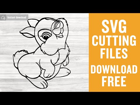 Thumper Svg Free Cutting Files for Cricut Silhouette Free Download
