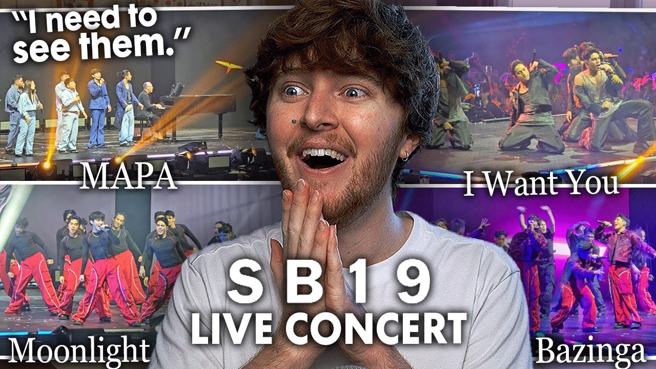 SB19 КОНЦЕРТ! (MAPA, I Want You, Bazinga, Moonlight | Pagtatag Finale Reaction)