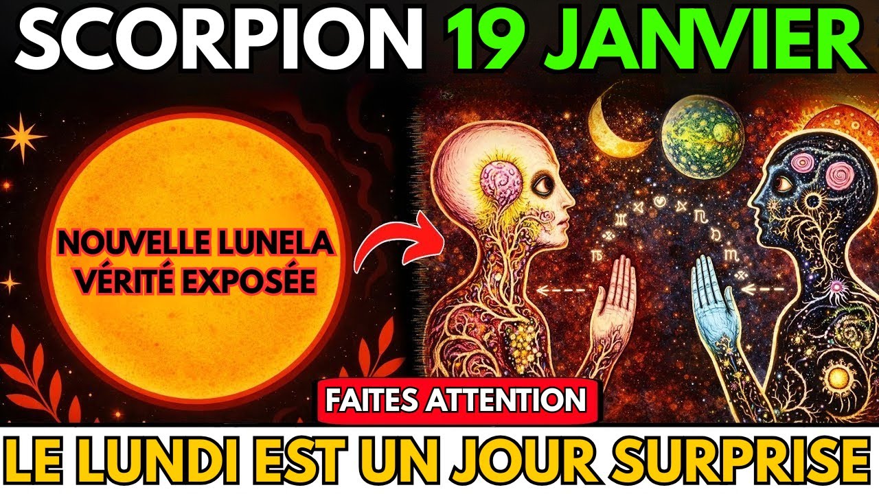 SCORPION ⚠️ NOUVELLE LUNE du 19 janv révélera tout — Ce changement n'est pas celui que vous imaginez