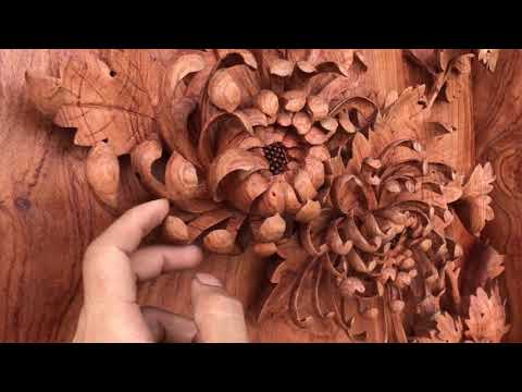 Video Tranh Gỗ: PHU THÊ VIÊN MÃN gỗ Hương Đá NP. VÍP.ĐỒ GỖ... - youtube