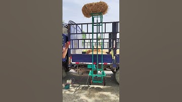 The small square straw bundling and wheat straw bundling machine is a divine tool,