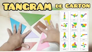 TANGRAM de CARTON paso a paso